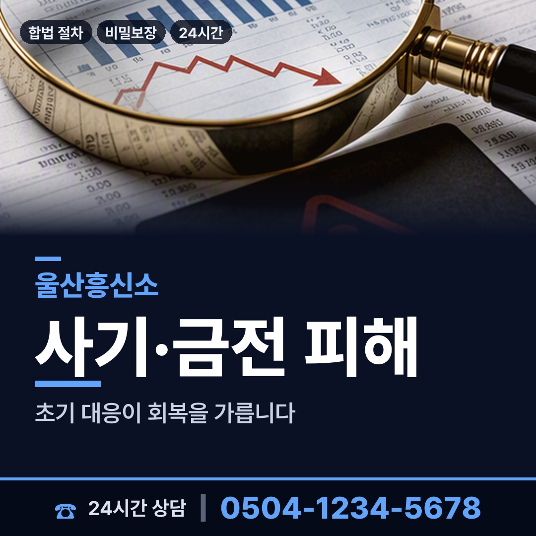 울산 서생면 로맨스스캠 상담 안내